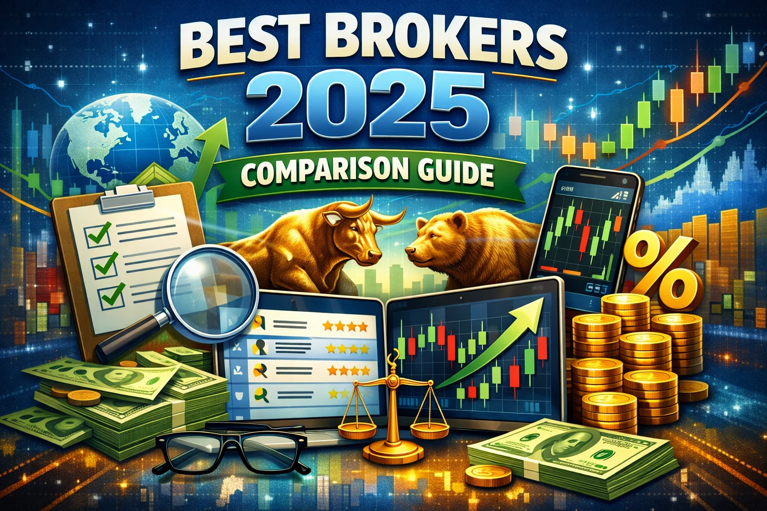 Best brokers 2025 comparison guide - comprehensive analysis of top financial services with features and fees