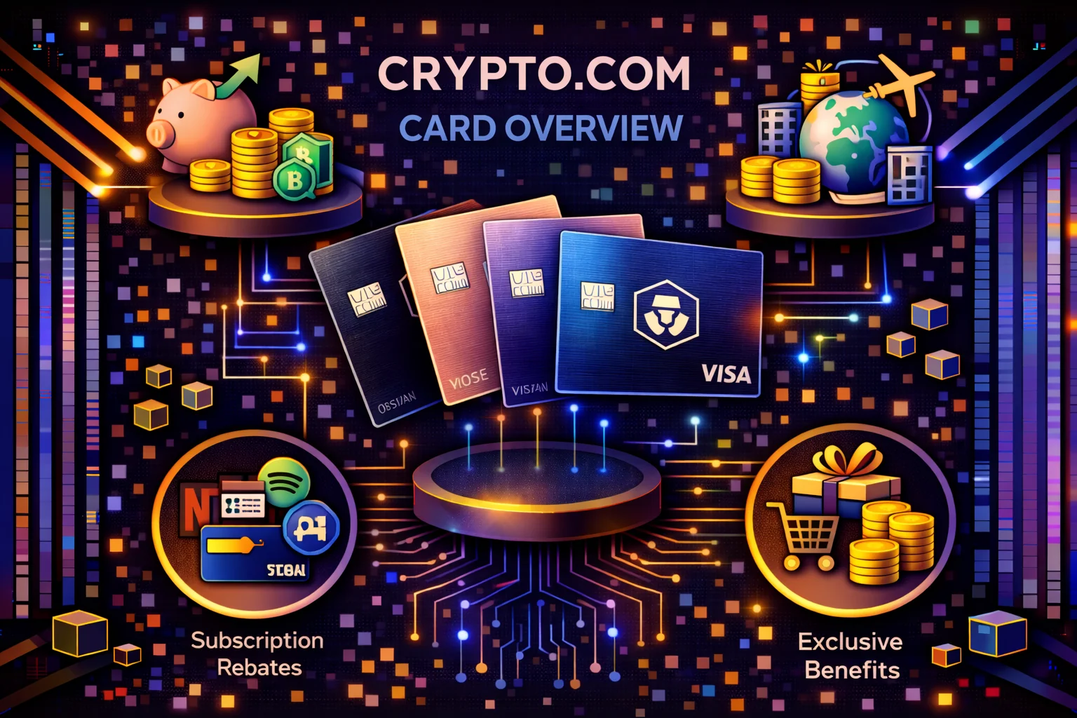 Crypto.com Visa Card tiers and benefits overview