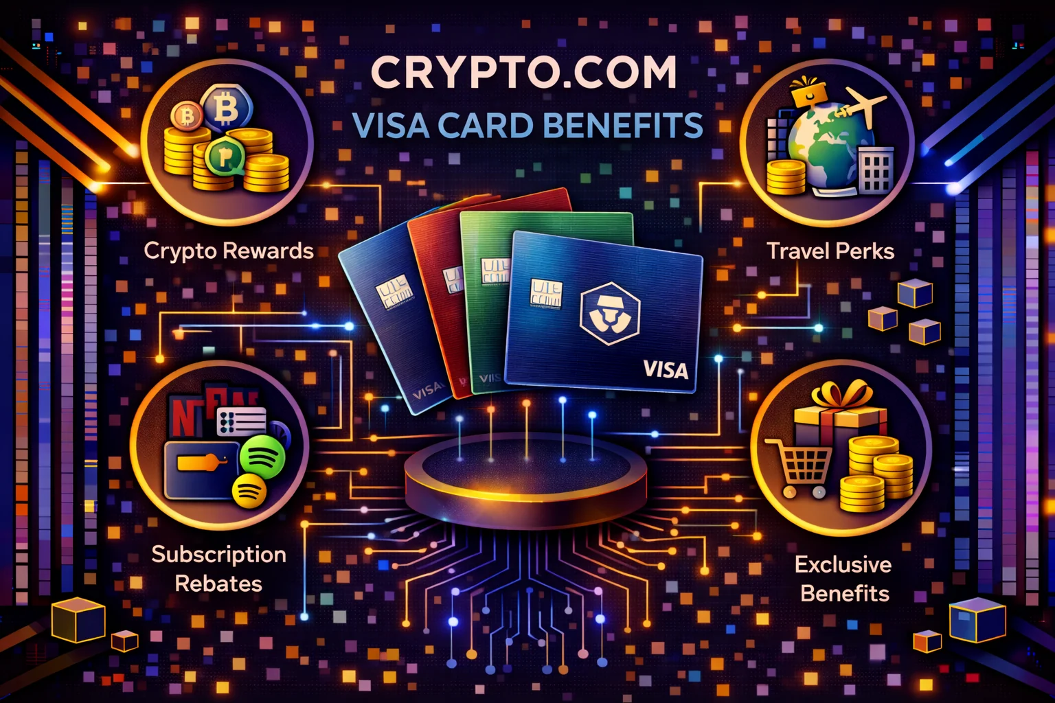 Crypto.com Visa Card benefits and cashback rates