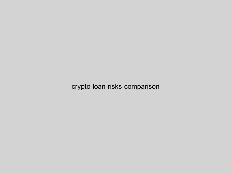 Risk comparison between overcollateralized and undercollateralized crypto loans