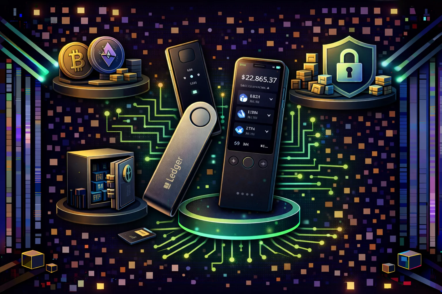 Ledger Nano X key storage device review 2025 - comprehensive analysis of Bluetooth connectivity and security features