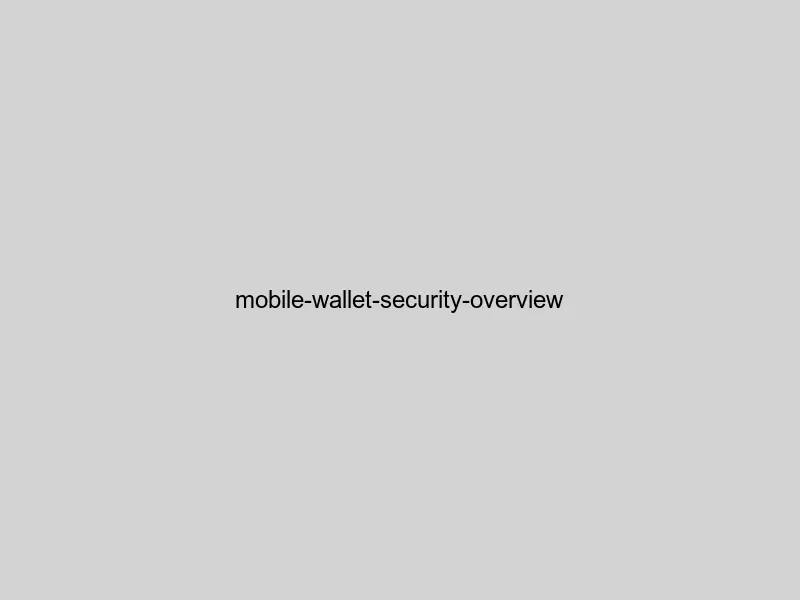 Mobile wallet security overview showing smartphone with crypto apps and security features