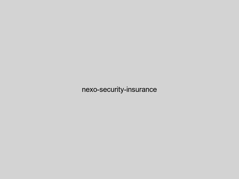 Nexo security measures including $775M insurance and regulatory compliance