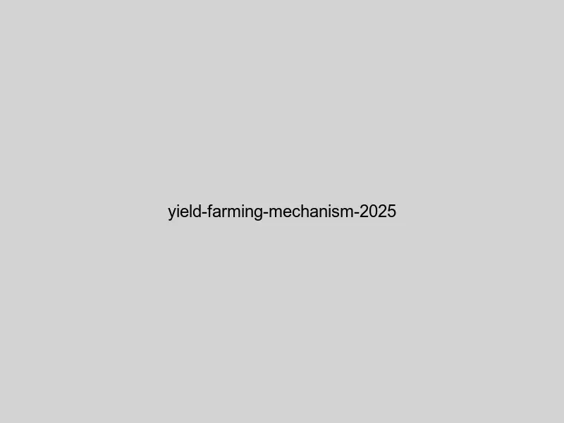 Yield farming mechanism showing AMM liquidity pools, LP tokens, and reward distribution