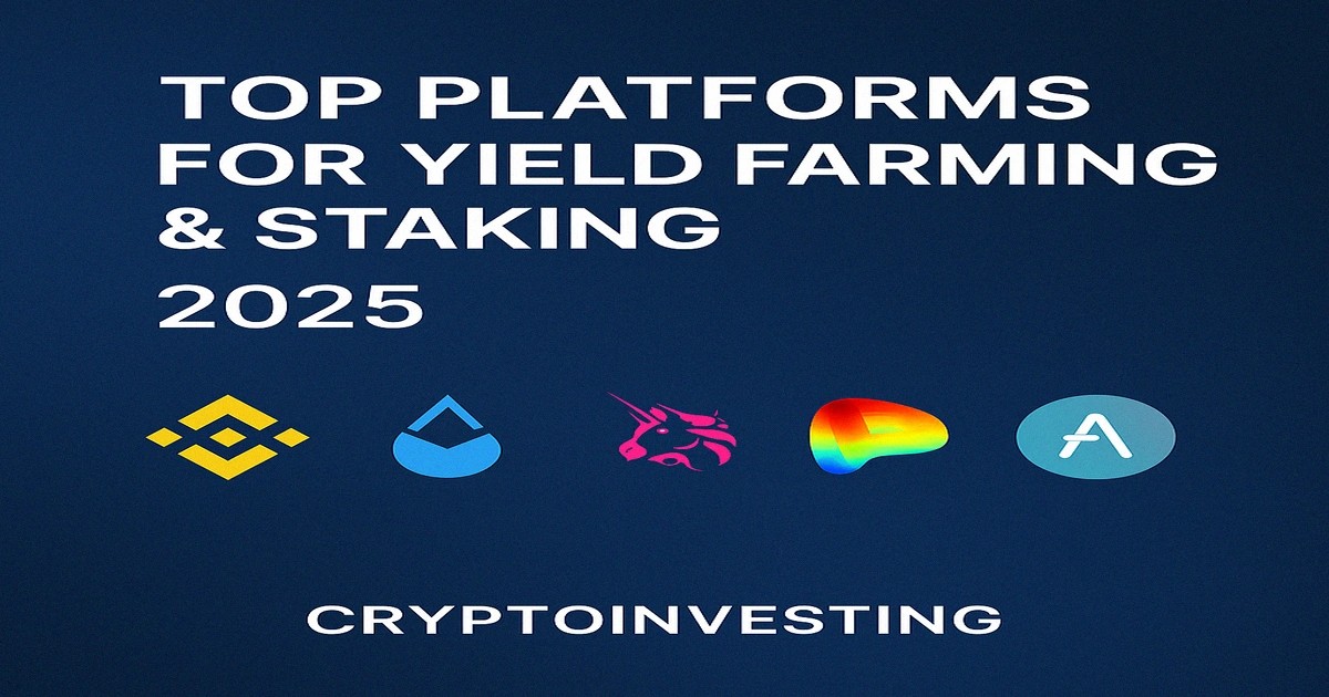 Comprehensive guide to top farming protocols and staking platforms